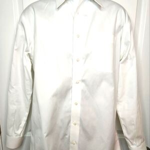 White Dress Shirt with Collared Design